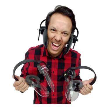 Imagem de Audiovoicer Combo De Fone De Monitoramento Vocal (Low Mid E High) - Transparente e Preto - Sem Fio - Over-ear - 3 Unidades - Treino Vocal