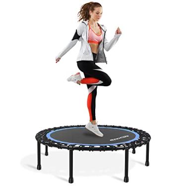 Imagem de NEWAN Mini Trampolim De 48 '' Para Adultos, Trampolim Rebote, Trampolim De Fitness Para Exercício Estável E Silencioso Para Adultos, Treino De Jardim Interno, Carga Máxima De 330 Libras
