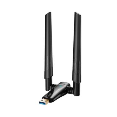 Imagem de Adaptador Wifi de Alta Velocidade Dual Band 1800Mbps USB 3.0 Melhor Velocidade e Conexão
