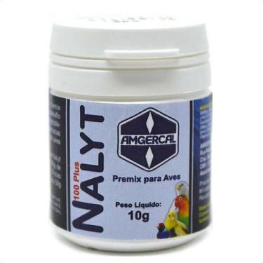 Imagem de Nalyt 100 Plus 10g Amgercal Premix Para Rouquidão De Pássaros