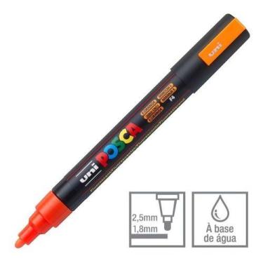 Imagem de Pc-5m Caneta Posca Laranja - Uni-ball