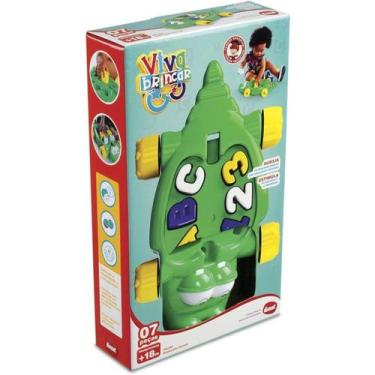 Imagem de Jacaré Bobbydilo Dismat Brinquedo De Montar Dismat Mk282 Crocodilo