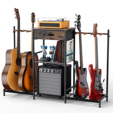 Imagem de Suporte de Guitarra Elerator 3 Camadas - 4 Suportes para Múltiplas Gui