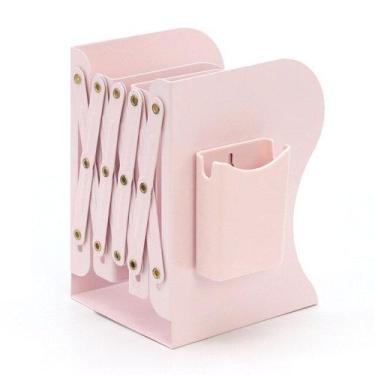 Imagem de Suporte para Livros Retrátil Metálico com Porta-Canetas - Ajustável e 