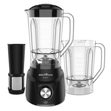Imagem de Liquidificador Britânia BLQE01 2 copos 2,6L 900W, 220V
