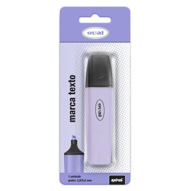 Imagem de Pincel marca texto lilás pastel 5113 Oval bt 1 un