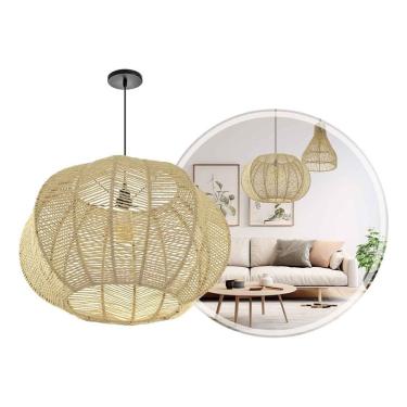 Imagem de Pendente Sisal 18 Redondo 36,5 Cm p/ E27 St2987