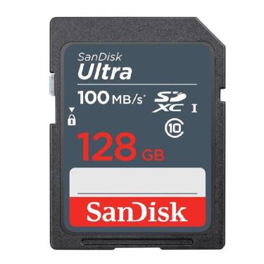 Imagem de Cartão SDXC Sandisk UHS-I Ultra 128GB - 100MB/s