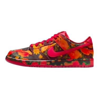 Imagem de Nike Tênis masculino retrô Dunk Low, Vermelho academia/vermelho universitário - multi, 38
