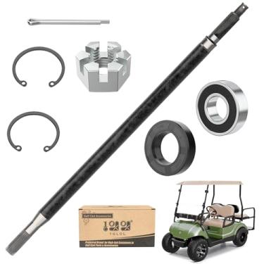 Imagem de 10L0L Eixo estriado traseiro de carrinho de golfe para Yamaha G16 G19 G22 G27 1996-2008 modelos de carrinho de golfe elétrico e a gás, (longo) lado do passageiro OEM # JR1-G6512-00-00