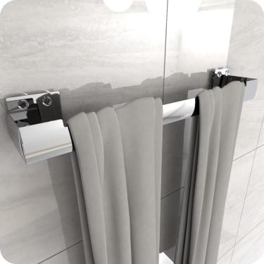 Imagem de Porta Toalha Ventosa Banho Inox Suporte Toalheiro Elg