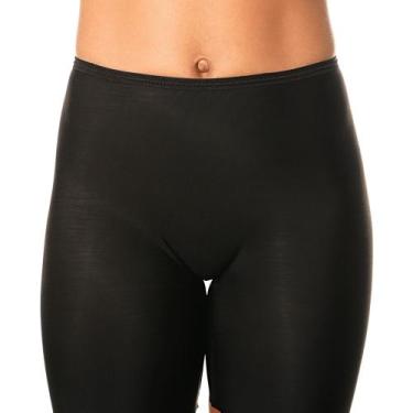 Imagem de Bermuda Demillus 94498 Plus Size Microfibra Elástica, Preto, XG
