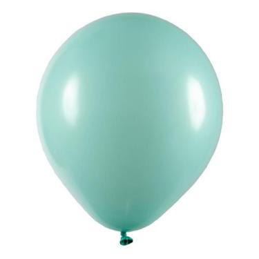 Imagem de Balão de Festa Redondo Profissional Látex Liso - Verde Claro - Art-Lat