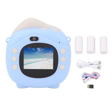 Imagem de Câmera de impressão instantânea Térmica imprimível compacto 12MP de alta definição de 2 polegadas IPS Screen Bateria longa duração segura impressão sem tinta para estudantes (32 GB)