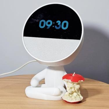 Imagem de Suporte Alexa Echo SPOT. Tema Robert Maça - Presente, decoração, stand de mesa, música