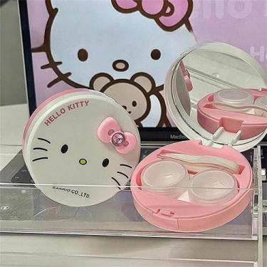 Imagem de Estojo Para Lentes De Contato De Desenho Animado Hello Kitty Espelho P