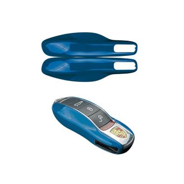 Imagem de Capa Chave Porsche Lateral SHARK BLUE 718 Boxster  GTS GT4 S