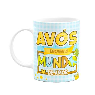 Imagem de Caneca dos Avós - Avós enchem o mundo de amor - 325ml