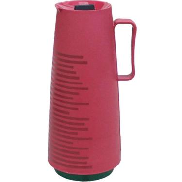 Imagem de Garrafa Térmica Mesa Vermelho Noel Natal Chá Café Leite 1l