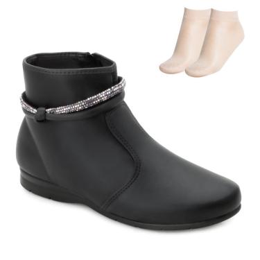 Imagem de Bota Cano Curto Beira Rio e Meia BR25-90841