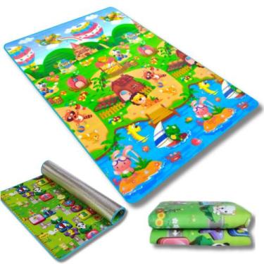 Imagem de Tapete Atividade Térmico Tatame Infantil Educativo Bebê 1,80x 1,20m Gr