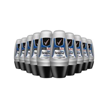 Imagem de Kit com 10 Desodorante Rexona Rollon 50Ml Men Reg Active