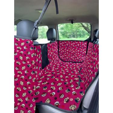 Imagem de Capa Protetora Impermeável Banco Carro Pet Cão Gato (Patrulha Canina)