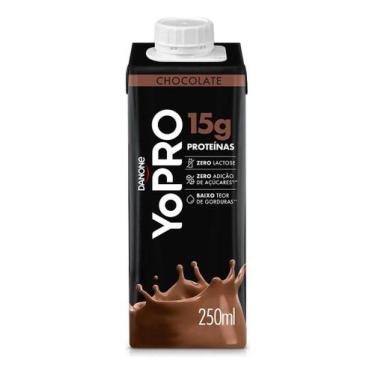 Imagem de Bebida Lactea Yopro Chocolate 15g De Proteinas 250ml Danone, Chocolate