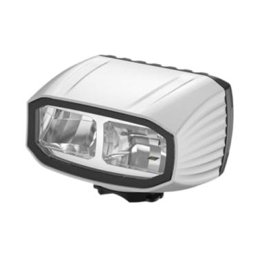 Imagem de simhoa Farol dianteiro para bicicleta, para ciclismo noturno, para estrada e montanha, Branco