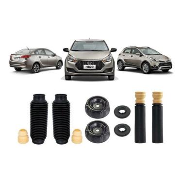 Imagem de Kit 4 Coxim Dianteiro Batente Traseiro Hb20 2017 2018 2019