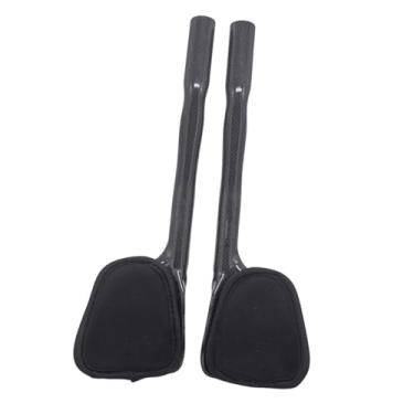 Imagem de Aymzbd Descanso para Guidão de Bicicleta, Apoio para Braço, Barra TT, Esponja Confortável, Peças para Ciclismo, Fibra de Carbono, Bicicleta Estável, Preto Brilhante