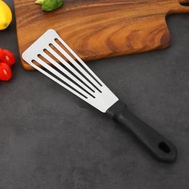 Imagem de Generic Espátula para grelha de aço inoxidável, multiuso, ideal para virar bifes, pizzas e muito mais
