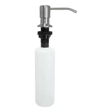 Imagem de 2X Dispenser Detergente Porta Sabonete Embutir Dosador Inox