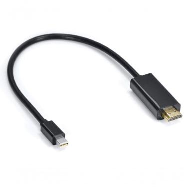 Imagem de Cabo Adaptador/conversor Mini Displayport Macho Para Hdmi Macho 30 Cm
