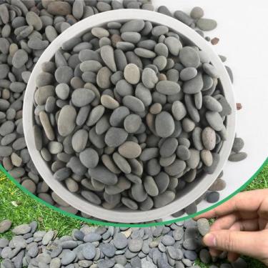 Imagem de Seixos de praia mexicanos River Rocks CJGQ 7 libras 1" cinza