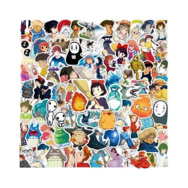Imagem de 100 Adesivos De Desenho Animado Ghibli Hayao Miyazaki Para Decoração D