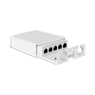 Imagem de Extensor POE À Prova d'Água Para Exterior 5 Portas 1000Mbps VLAN 44-57