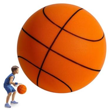 Imagem de Bola de basquete espuma silenciosa nova 2024 leve baixo ruído para treino indoor bolas esportivas alta densidade sem revestimento atividades