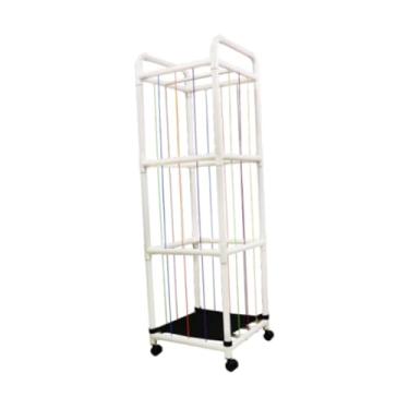 Imagem de SiaBiced Organizador de Brinquedos de Pelúcia, Organizador de Berçário, Prateleira Vertical para Armazenar Brinquedos Infantis para Berçário Interno, alça dupla