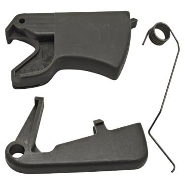 Imagem de RUURUU Kit de trava de mola de gatilho do acelerador para Husqvarna 445 450 450E 445E substituição de motosserra 544099801 544099701 544099901