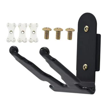 Imagem de Fenteer Suporte de parede para violino, gancho para guitarra, organizador que economiza espaço, suporte para violas para quarto de estudante, músicos, ukulele