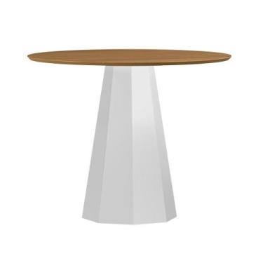 Imagem de Mesa Isis 100X100 Sem Vidro Off White/Ype - New Ceval