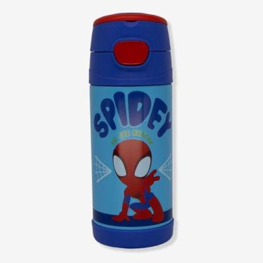 Imagem de Garrafa Térmica Homem Aranha e Sonic Infantil Top Handle 350ml - ZonaC