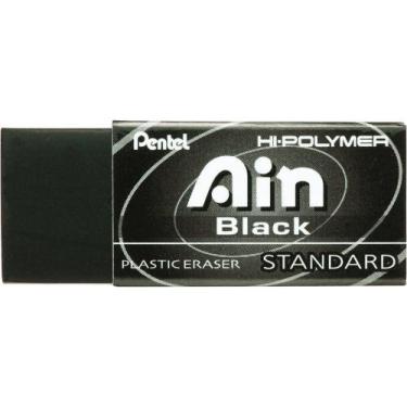 Imagem de Borracha Pentel Hy-polymer Ain Black - Zeah06ax - 3 Unidades
