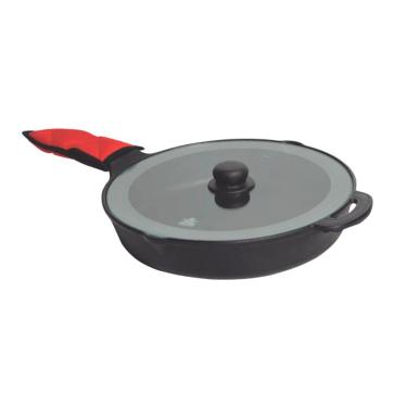 Imagem de Frigideira Cabo De Ferro Para Restaurante Com Tampa De Vidro