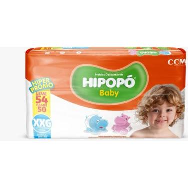 Imagem de Fralda infantil Hipopo Hiper 1 Pacote Tamanho XXG - 54 Unidades - Hipo
