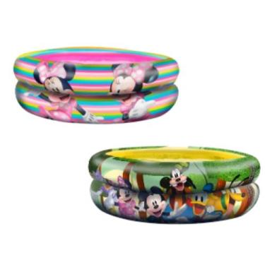 Imagem de Piscina Inflável Infantil 21 Litros - Etitoys, Turma mickey mouse