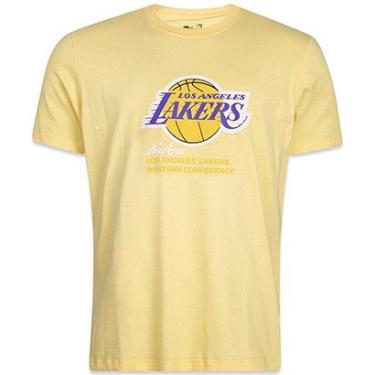 Imagem de Camiseta New Era Logo History Los Angeles Lakers Masculina-Masculino