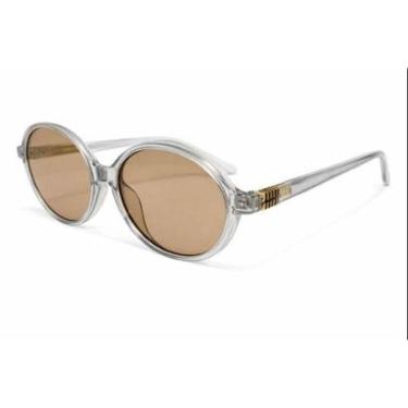 Imagem de Óculos de Sol Feminino Modelo Virgínia Luxo Cinza Claro-Unissex