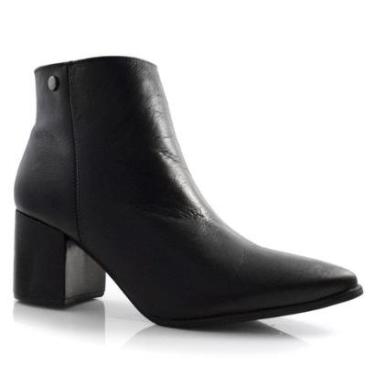 Imagem de Bota de Couro e Cano Curto Suzzara 78509-Feminino